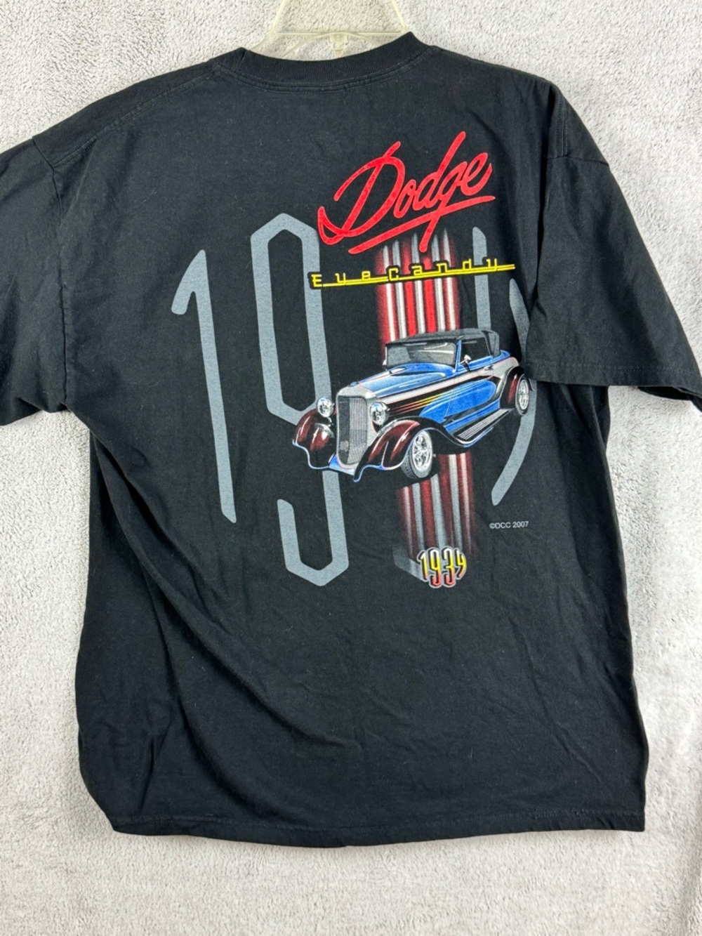 Dodge 1934 Vintage Car Graphic Tee - Black Mens Large M&O Knits